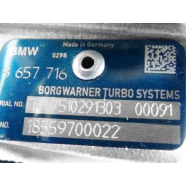 TURBOCHARGER RIGHT SIDE BMW G12 M 760 V12 7-SERIES 8657716 - turbosurgery.com