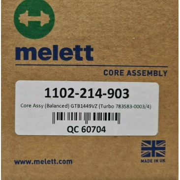 Chra Melett 783583-3 783583-4 GTB1449VZ Ford 2.0 Turbo Cartridge Core - turbosurgery.com